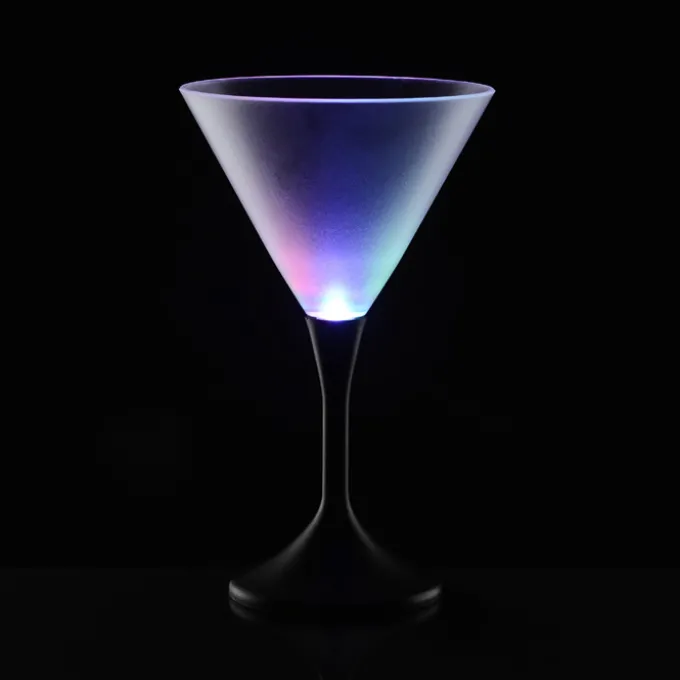 Frosted Light-Up Martini Glass - 8 oz.