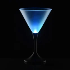 Frosted Light-Up Martini Glass - 8 oz.