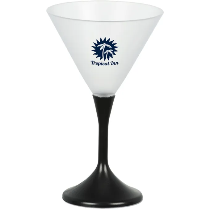 Frosted Light-Up Martini Glass - 8 oz.