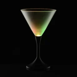 Frosted Light-Up Martini Glass - 8 oz.