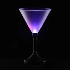 Frosted Light-Up Martini Glass - 8 oz.