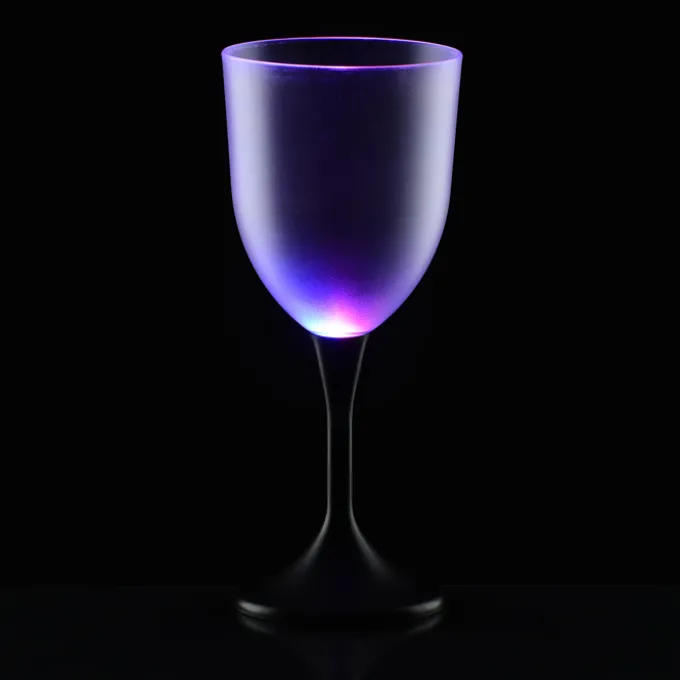 Frosted Light-Up Wine Glass - 10 oz.