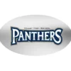 Full Color Chrome Sticker - Oval - 2-1/2 inches x 4 inches