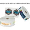 Full Color Custom Shape Sticker by the Roll - Medium