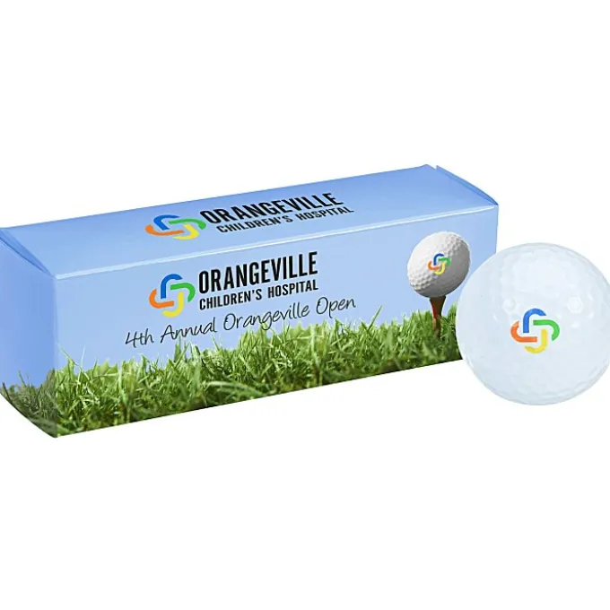 Full Color 3 Golf Ball Sleeve