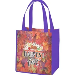 Full Color Grocery Tote - 13 inches x 12 inches - 2 Sided