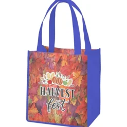Full Color Grocery Tote - 13 inches x 12 inches - 2 Sided