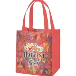 Full Color Grocery Tote - 13 inches x 12 inches - 2 Sided