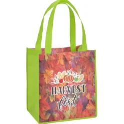 Full Color Grocery Tote - 13 inches x 12 inches - 2 Sided