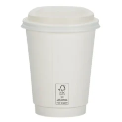 Full Color Insulated Paper Cup with Lid - 12 oz.
