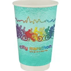 Full Color Insulated Paper Cup - 16 oz.