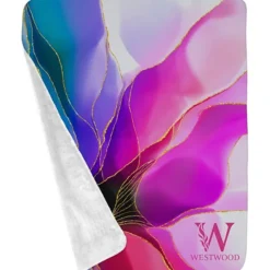 Full Color Sherpa Luxe Blanket - 24 hr