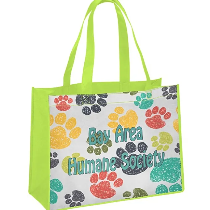 Full Color Shopping Tote - 12 inches x 16 inches