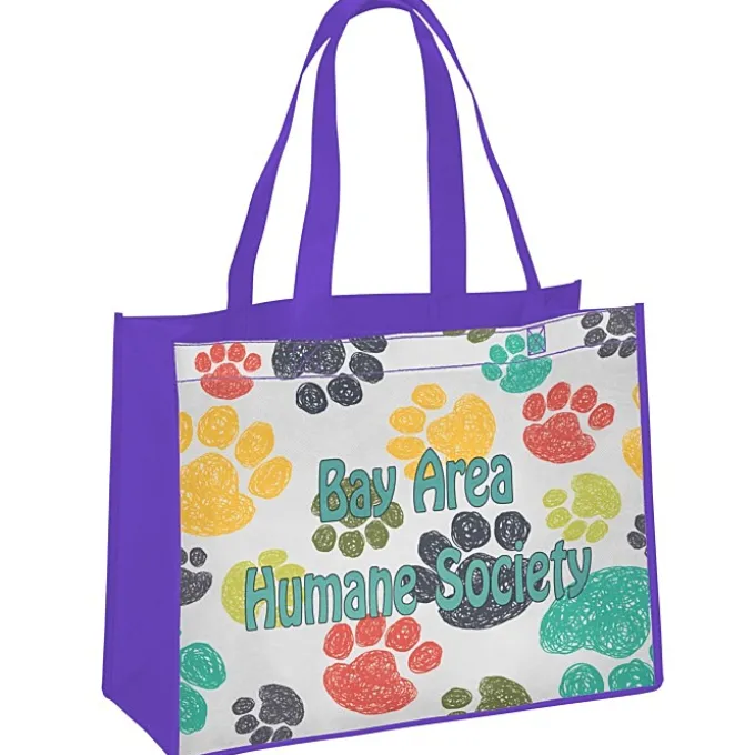 Full Color Shopping Tote - 12 inches x 16 inches