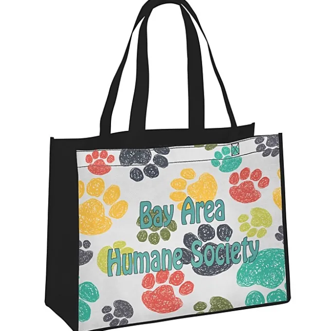 Full Color Shopping Tote - 12 inches x 16 inches