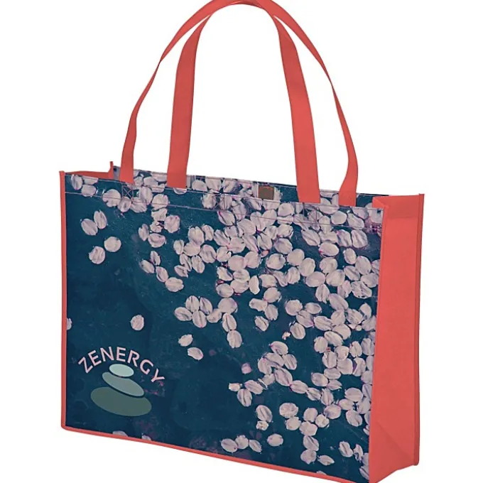 Full Color Shopping Tote - 14 3/4 inches x 19 3/4 inches - 2 Sided