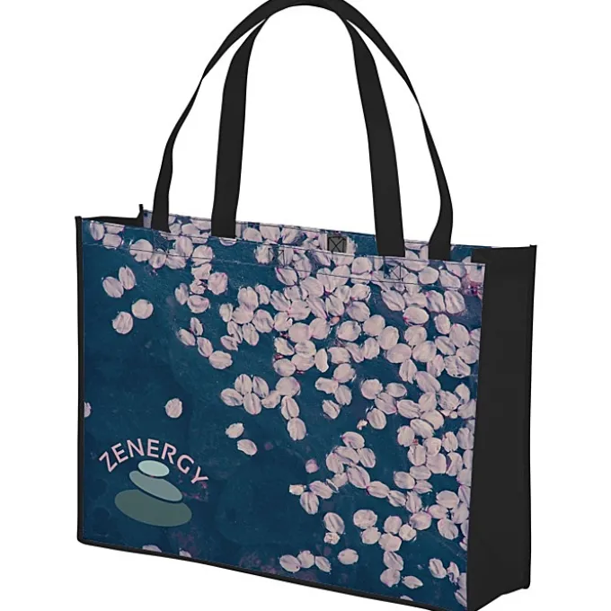 Full Color Shopping Tote - 14 3/4 inches x 19 3/4 inches - 2 Sided