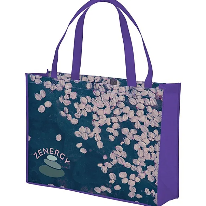 Full Color Shopping Tote - 14 3/4 inches x 19 3/4 inches - 2 Sided