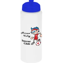 Full Color Sport Bottle with Push Pull Lid - 32 oz