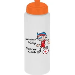 Full Color Sport Bottle with Push Pull Lid - 32 oz