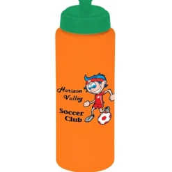 Full Color Sport Bottle with Push Pull Lid - 32 oz