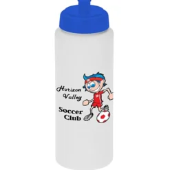 Full Color Sport Bottle with Push Pull Lid - 32 oz