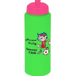 Full Color Sport Bottle with Push Pull Lid - 32 oz