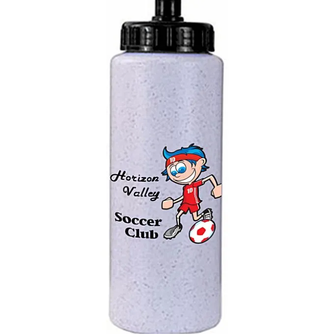 Full Color Sport Bottle with Push Pull Lid - 32 oz
