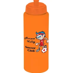 Full Color Sport Bottle with Push Pull Lid - 32 oz