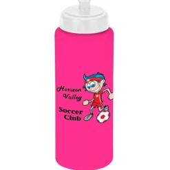 Full Color Sport Bottle with Push Pull Lid - 32 oz