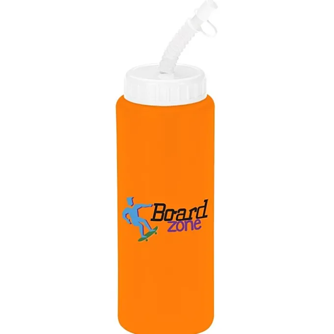 Full Color Sport Bottle with Straw - 32 oz