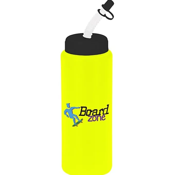 Full Color Sport Bottle with Straw - 32 oz