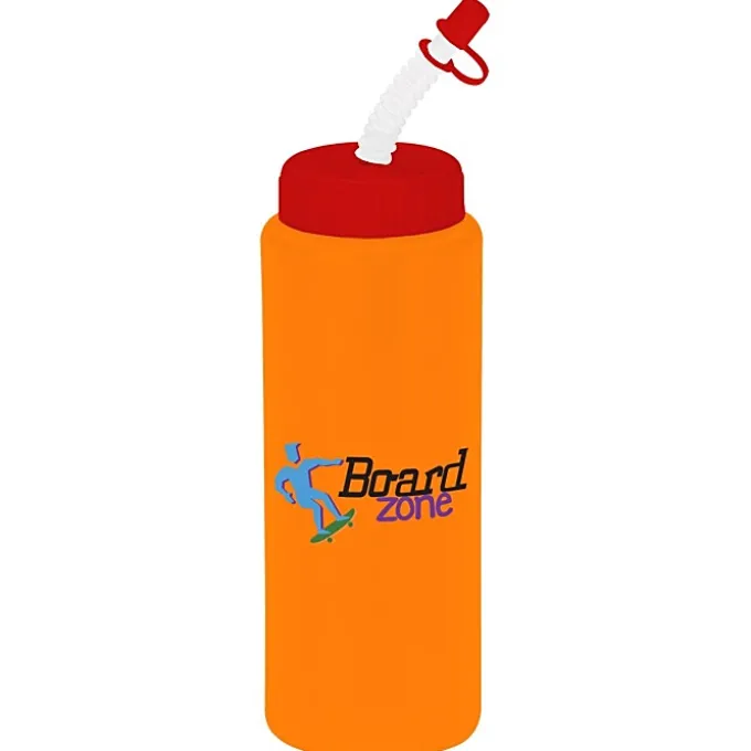Full Color Sport Bottle with Straw - 32 oz