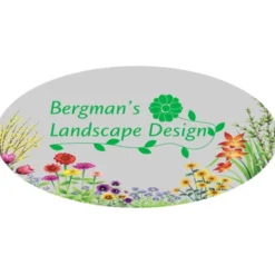 Full Color Static Decal - Oval - 2 inches x 4 inches