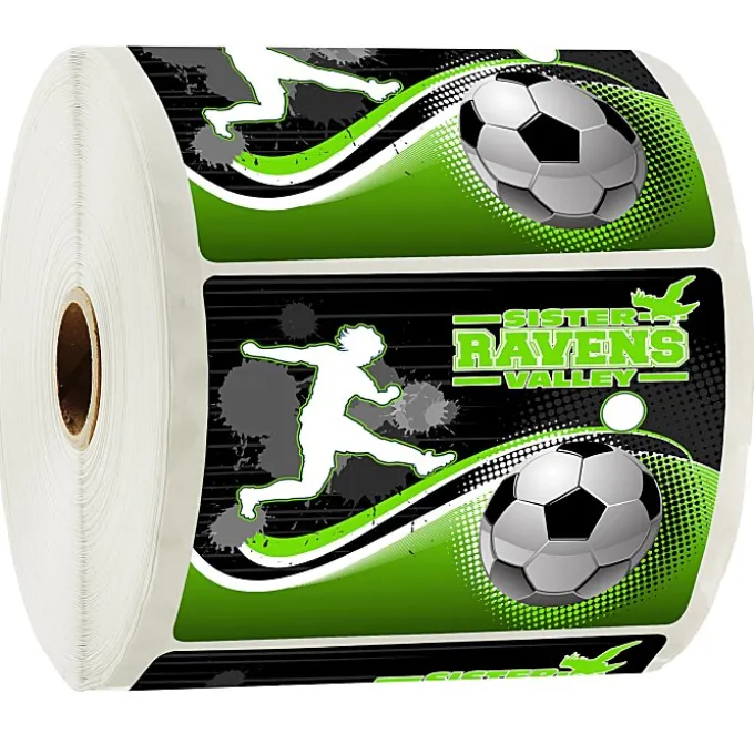 Full Color Sticker by the Roll - Rectangle - 3 inches x 4 inches