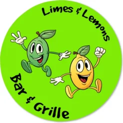 Full Color Sticker by the Roll - Circle - 3 1/4 inches