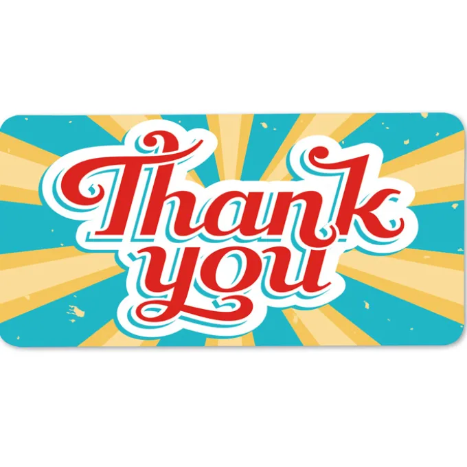 Full Color Sticker by the Roll - Rectangle - 2 inches x 4 inches