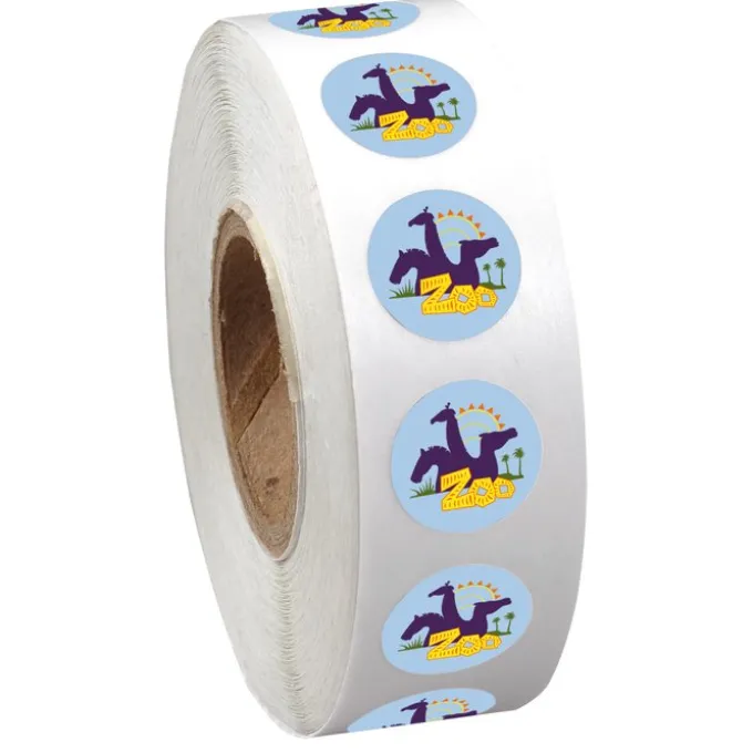 Full Color Sticker by the Roll - Circle - 1/2 inch