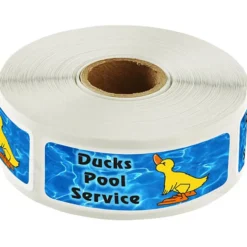 Full Color Sticker by the Roll - Rectangle - 1 inch x 3 inches - 24 hr