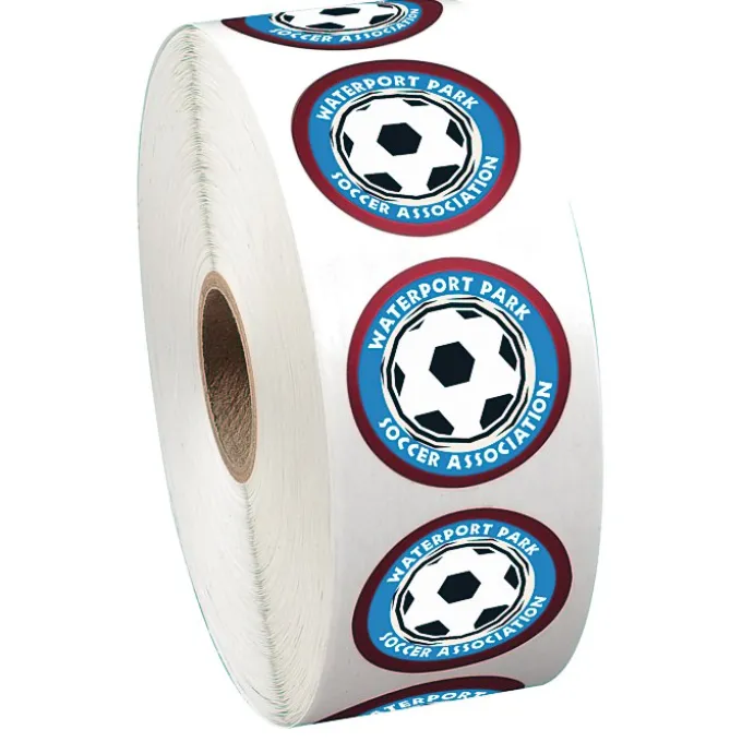 Full Color Sticker by the Roll - Circle - 1 1/4 inches