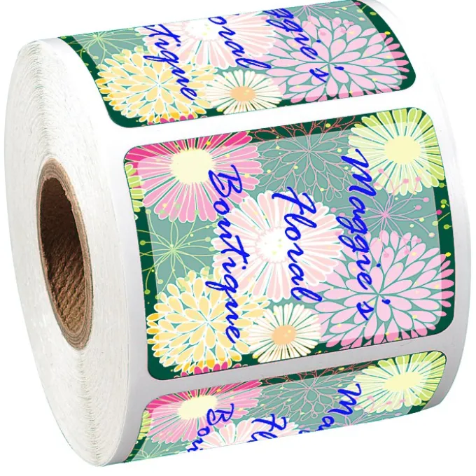 Full Color Sticker by the Roll - Rectangle - 1-1/2 inches x 2 inches