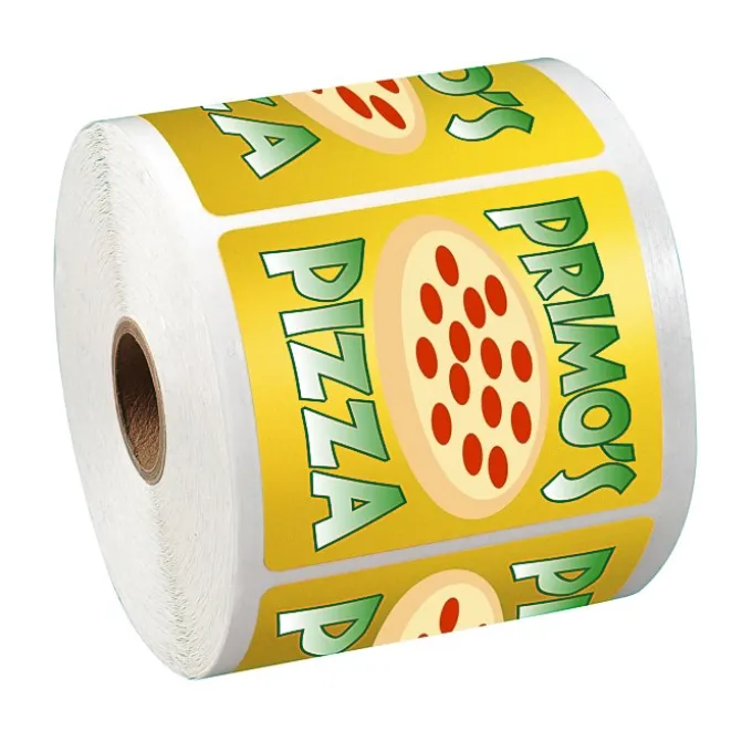 Full Color Sticker by the Roll - Rectangle - 2-1/2 inches x 3 inches