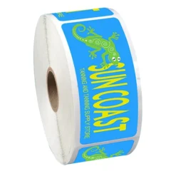 Full Color Sticker by the Roll - Rectangle - 1-1/2 inches x 3-1/2 inches