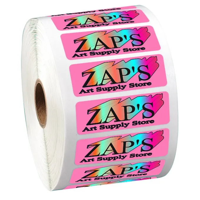 Full Color Sticker by the Roll - Rectangle - 3/4 inches x 2-1/4 inches