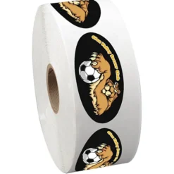 Full Color Sticker by the Roll - Oval - 1-1/16 inches x 2-1/8 inches