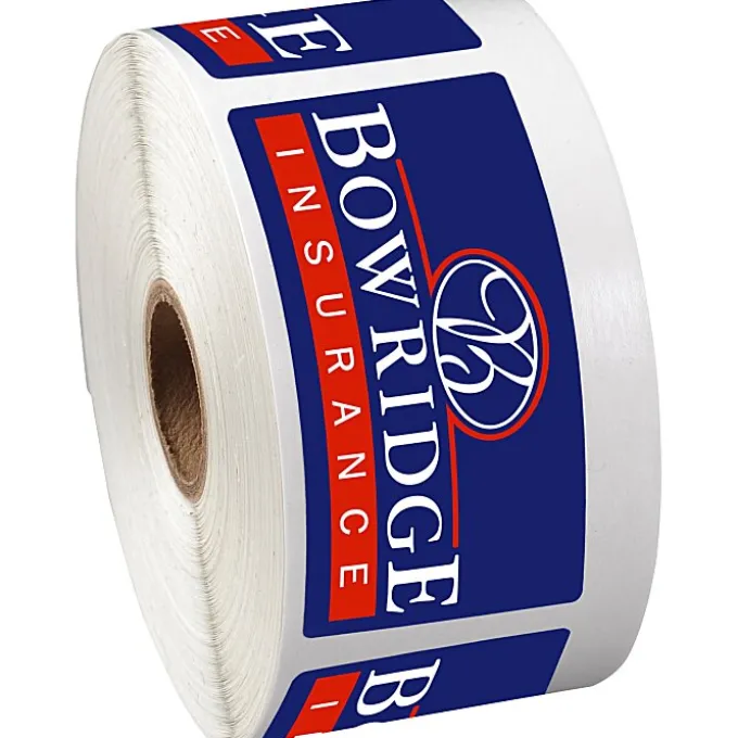Full Color Sticker by the Roll - Rectangle - 1-1/2 inches x 3 inches - 24 hr