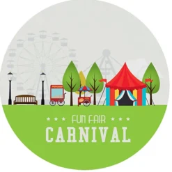 Full Color Sticker - Circle - 2-1/2 inches