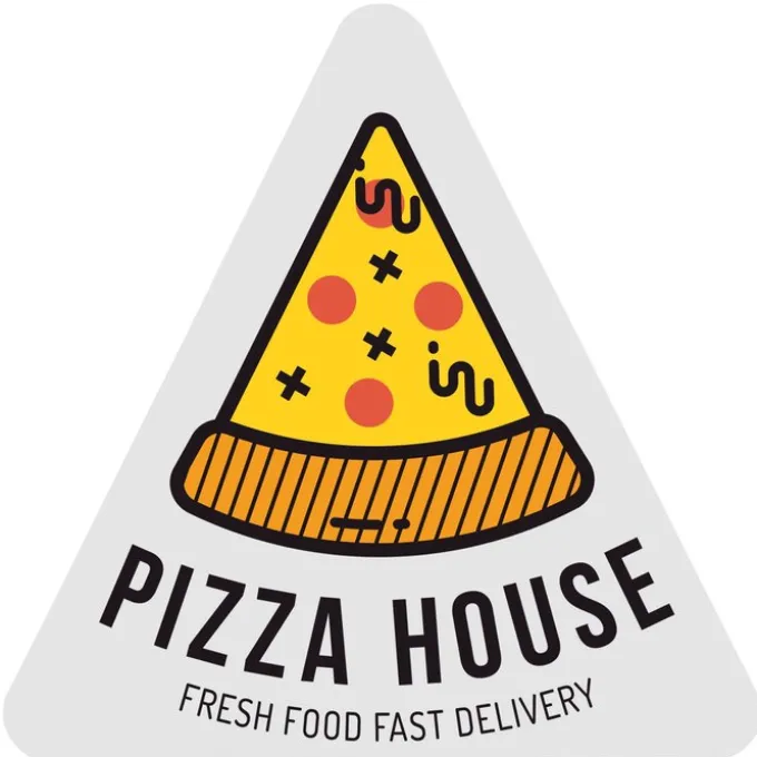 Full Color Sticker - Triangle - 8 inches
