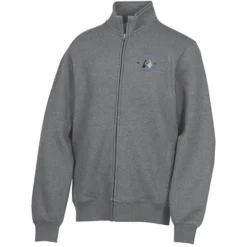 Full-Zip Sweatshirt Jacket - Embroidered