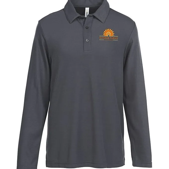 Fusion ChromaSoft Long Sleeve Pique Polo - Men's